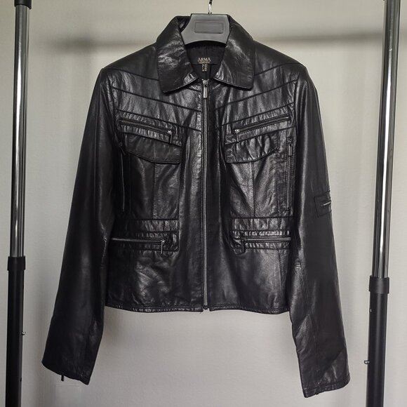 Arma vintage genuine soft leather jacket - Picture 2 of 5